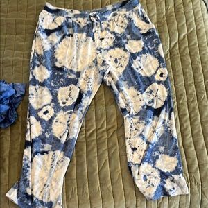 2 pairs of pajama pants. Tie dye.